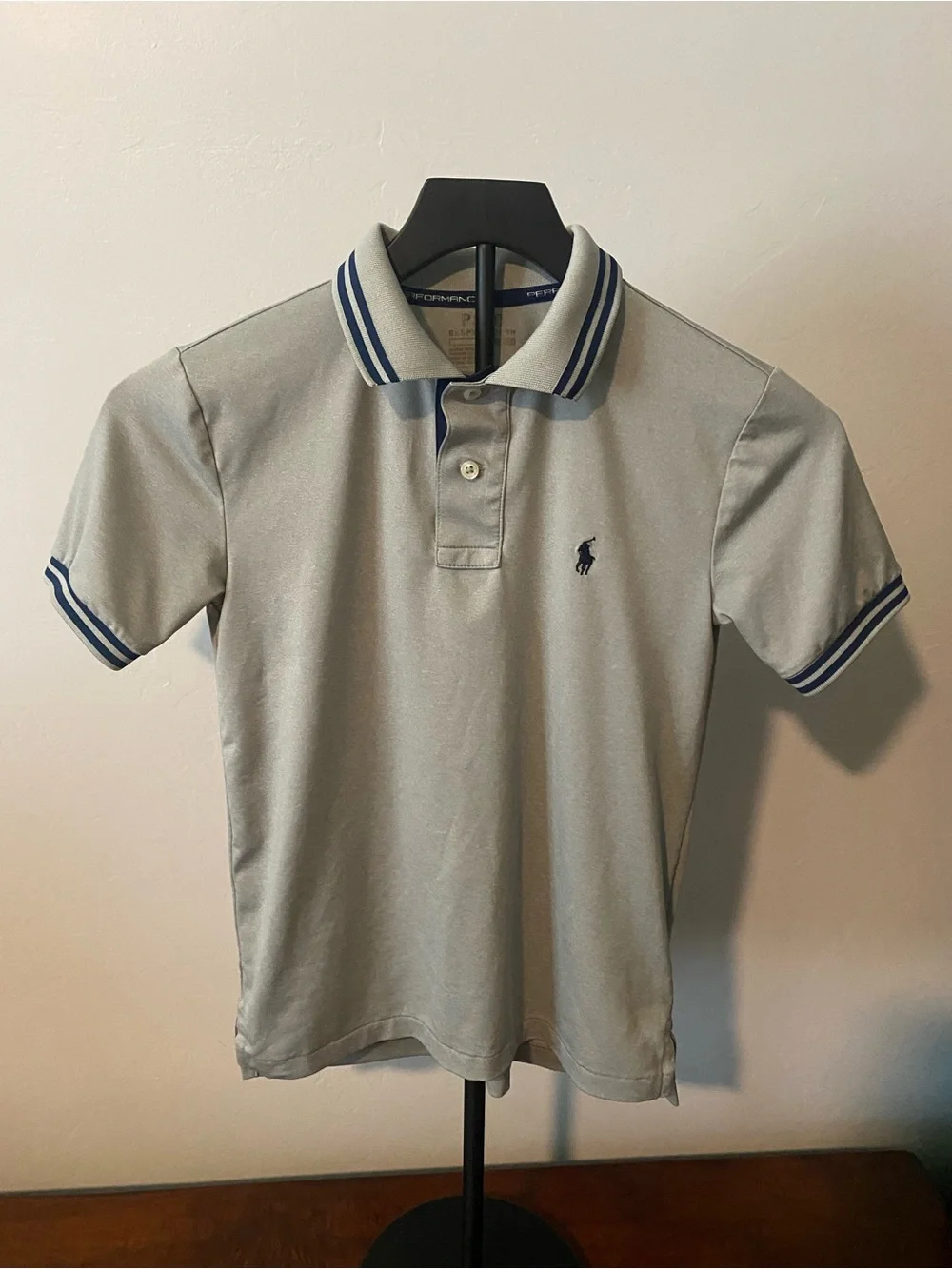 Polo by Ralph Lauren Performance Boys' Light Gray Polo Shirt